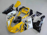 Carénage ABS injecté Yamaha YZF-R1 2000-2001 - Style usine - Jaune Blanc - MFS4909